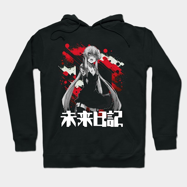 Yukiteru Amano Diary Of A Reluctant Hero Hoodie by A Cyborg Fairy